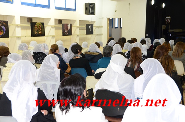 دالية الكرمل : ليهي لفيد تلقي محاضرة في المركز الثقافي